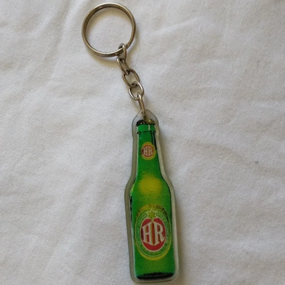 Hijos De Rivera Key Ring Spanish Beer Keychain‎ Bottle Promo Fob Holder Brewery
